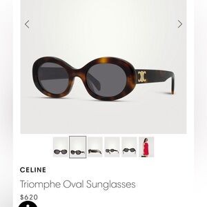 Celine Oval Triomphe Sunglasses